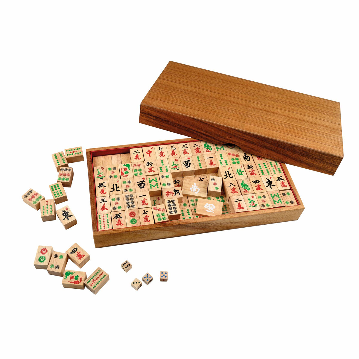 Mah Jongg, in Holz, ohne arab. Zeichen - Jetzt günstig online bestellen bei