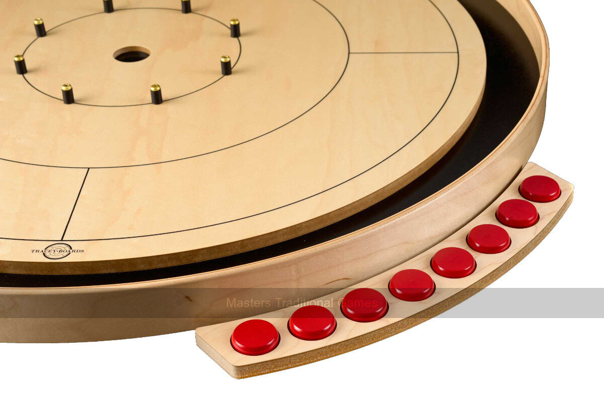 Tracey Blue – Set De 13 Boutons Crokinole 32 Mm – Officiels NCA, Fabriqués Au Canada